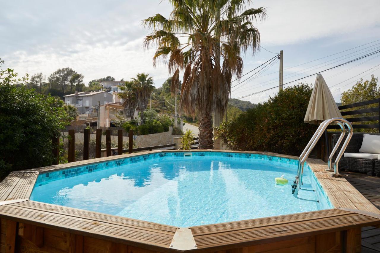 Amazing Vila Close To Sitges, Jacuzzi, Swimming Pool & Exellent Views Оливелья Экстерьер фото